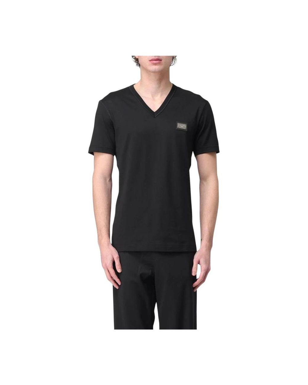 Dolce Gabbana T-Shirts in Black for Men Lyst UK
