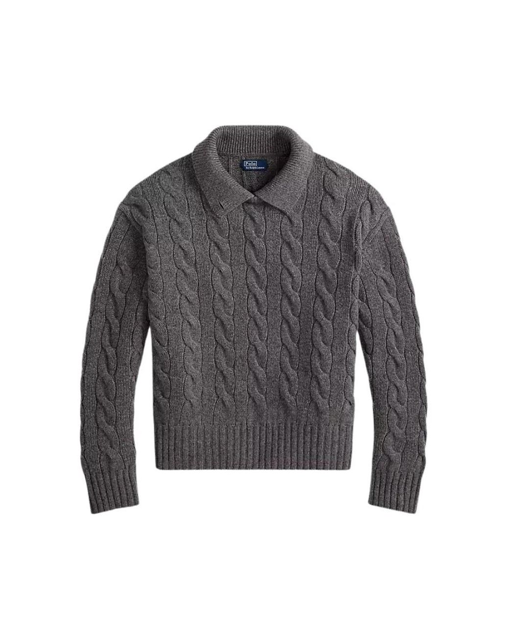 Polo Ralph Lauren Gray Round-Neck Knitwear