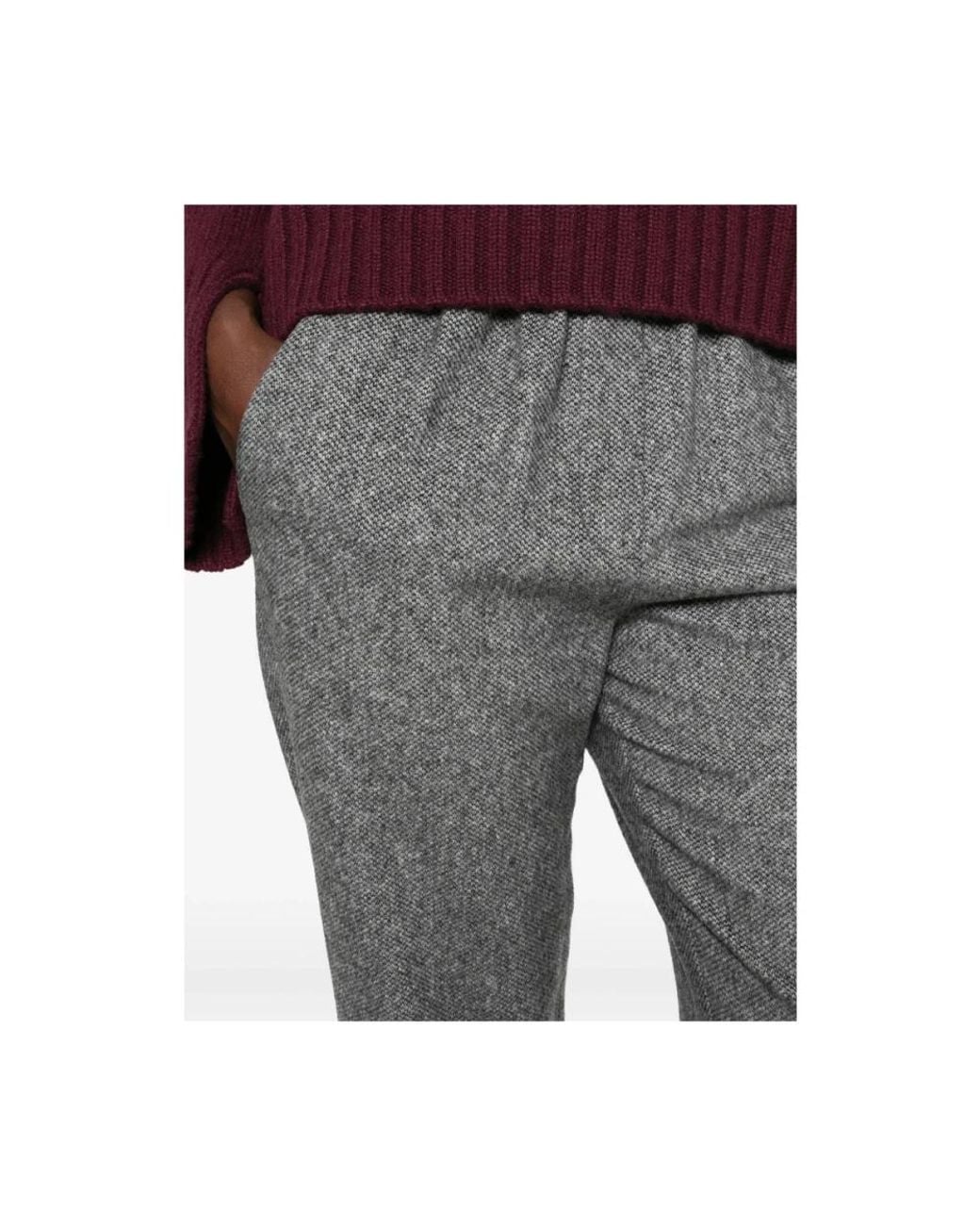 Antonelli Gray Tapered Trousers