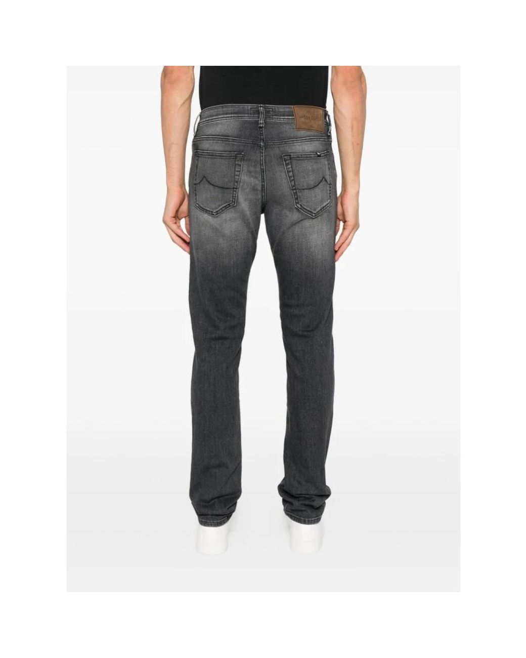 Jacob Cohen Gray Straight Jeans for men