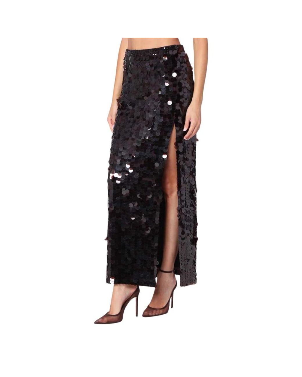 Maxi Skirts P.A.R.O.S.H. de color Black