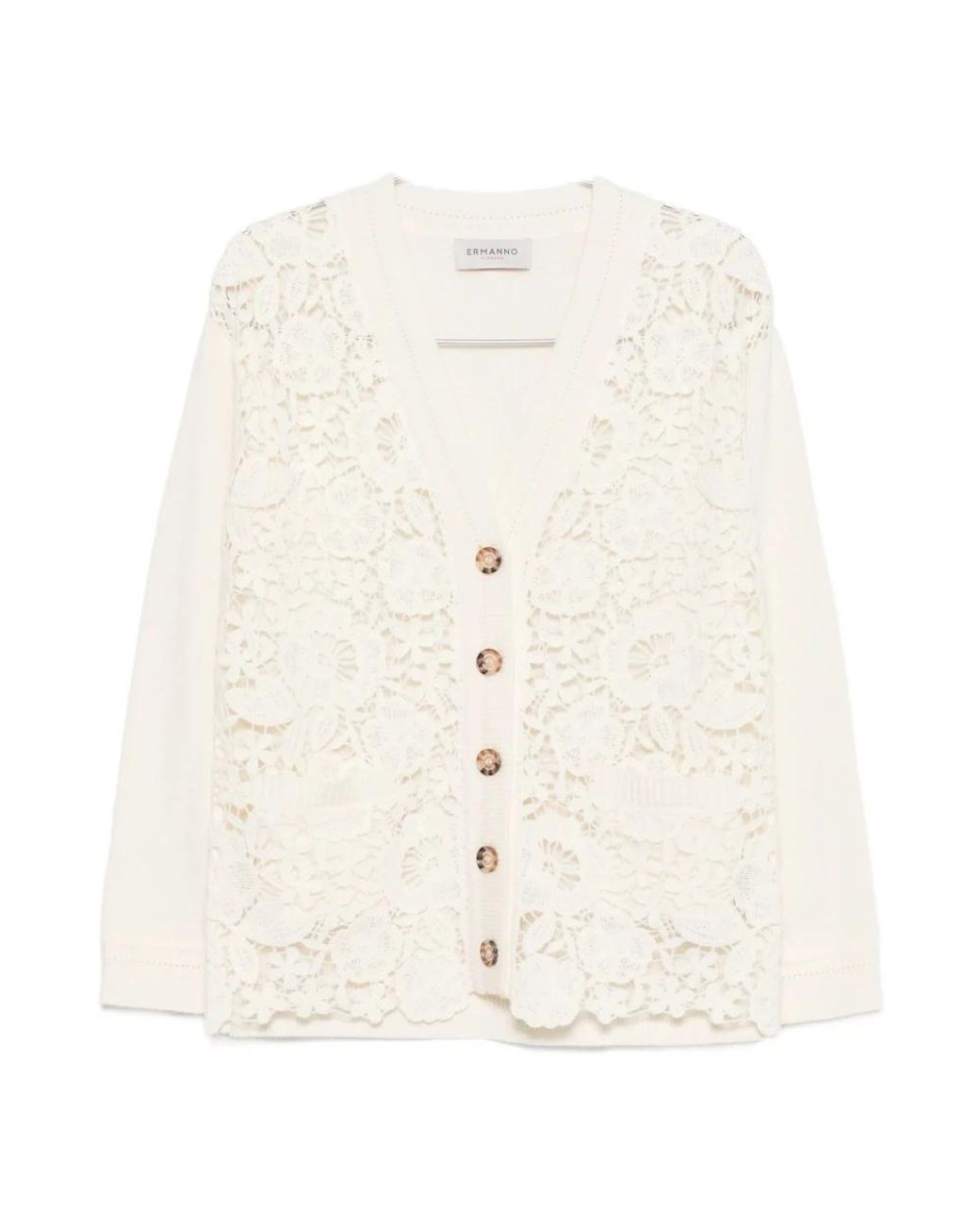 Ermanno Scervino White Cardigans