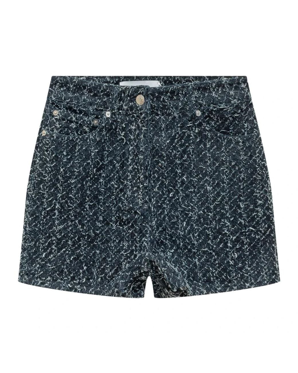 IRO Blue Short Shorts