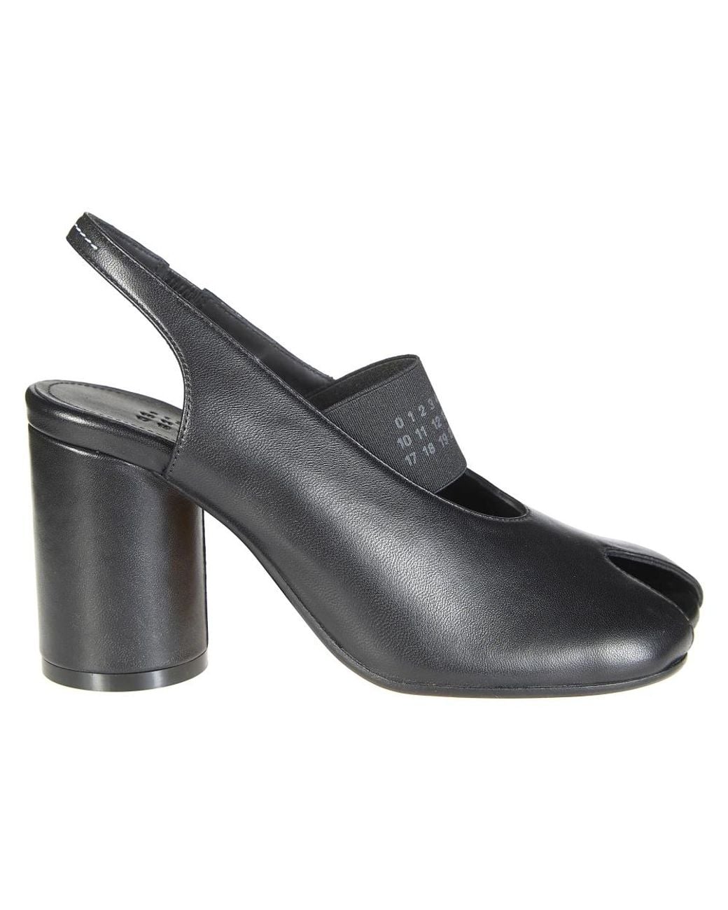 MM6 by Maison Margiela Gray High Heel Sandals