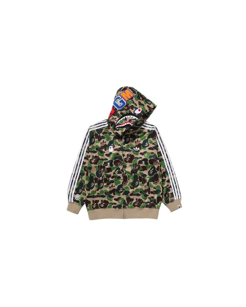 A Bathing Ape Green Zip-Throughs for men