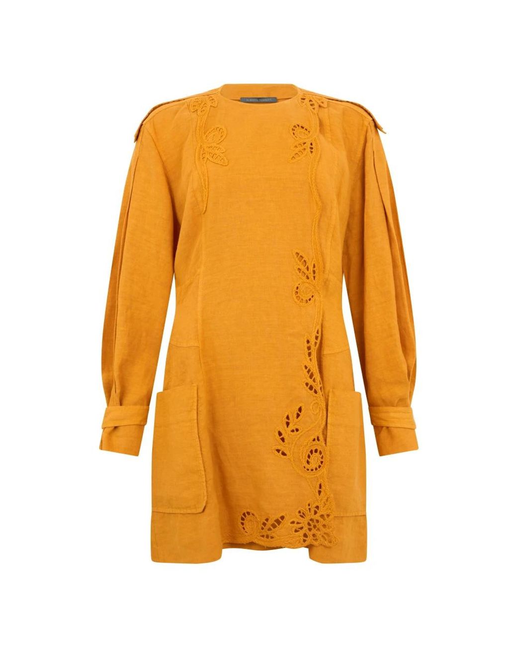Alberta Ferretti Orange Short Dresses