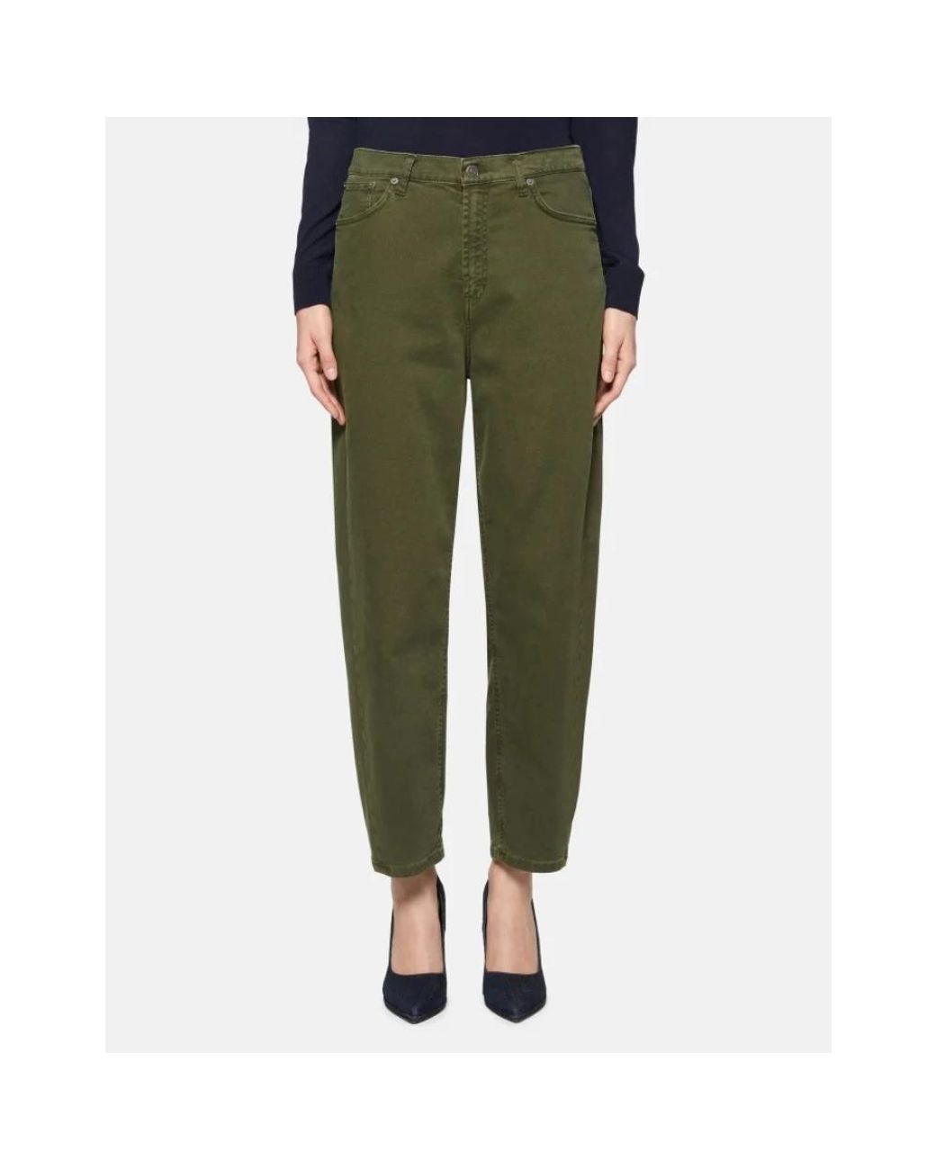 Dondup Green Loose Fit Jeans