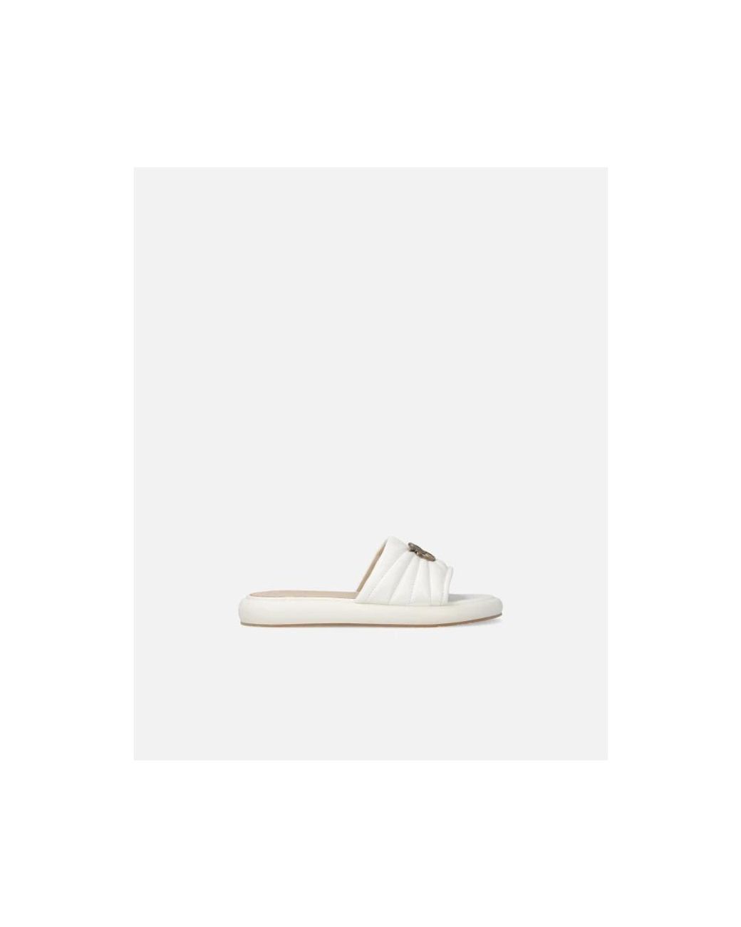 Pinko White Sliders