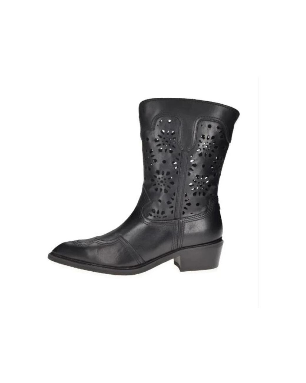 Cult Black Cowboy & Biker Boots