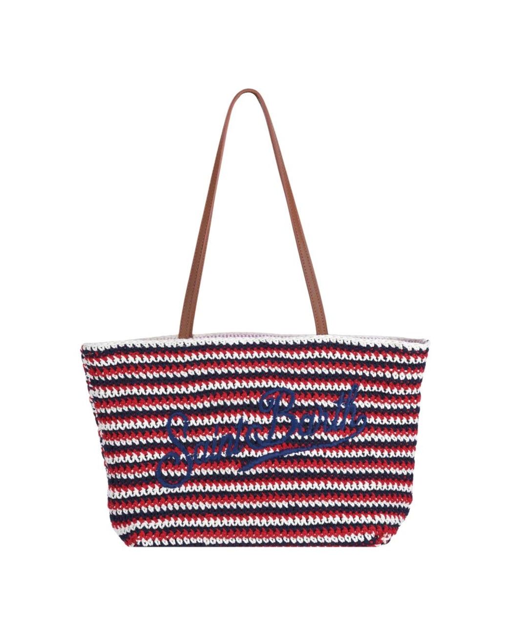Mc2 Saint Barth Purple Shopping Bags