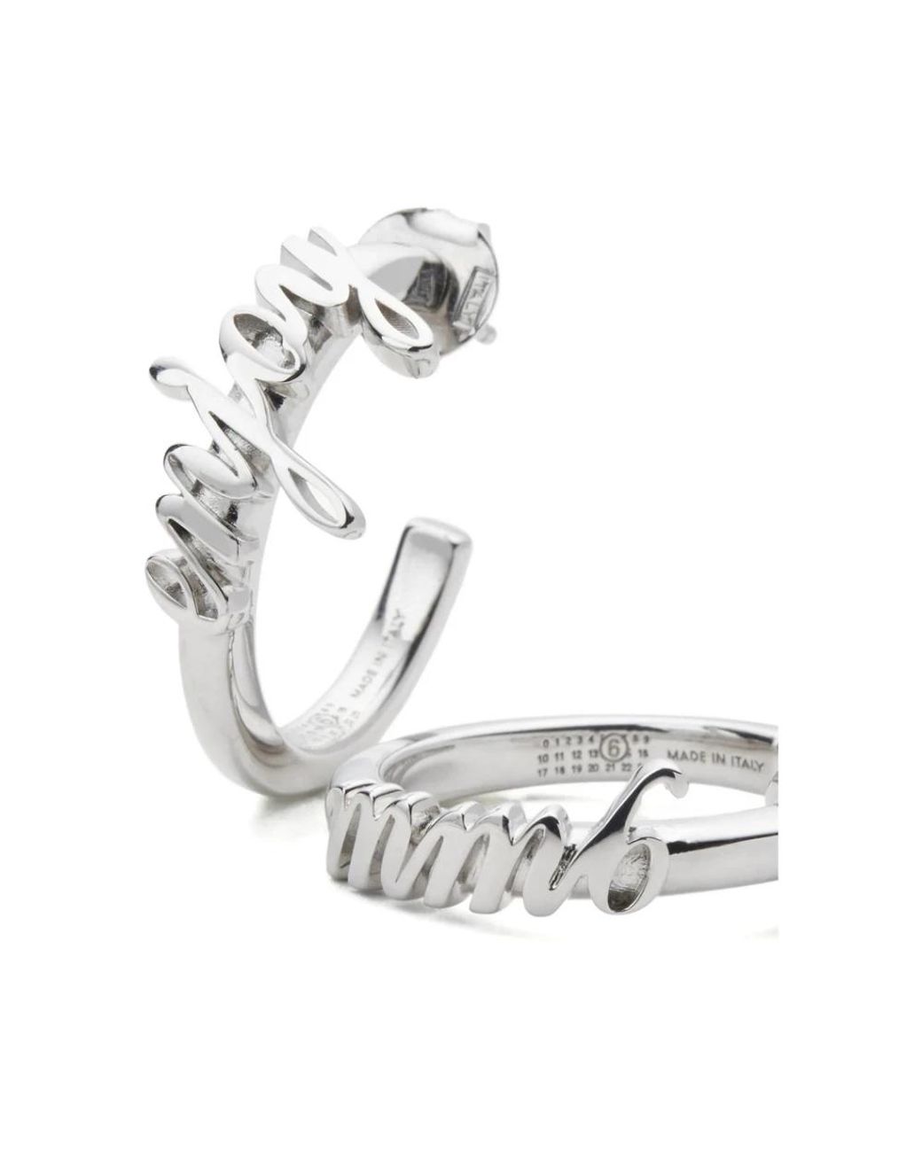 MM6 by Maison Margiela Metallic Earrings