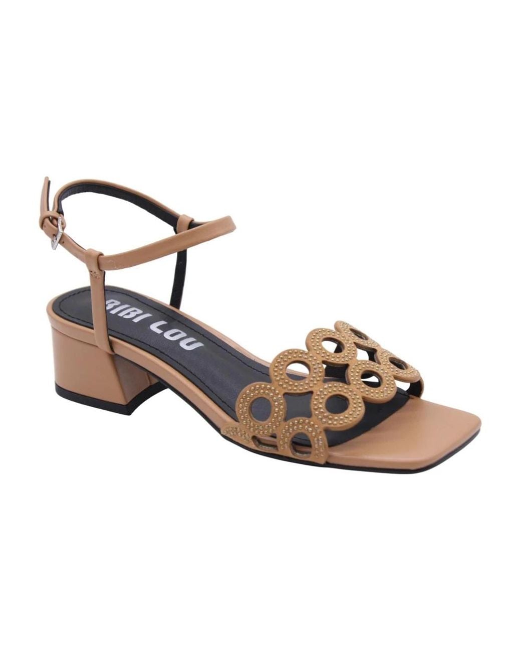 Bibi Lou Brown High Heel Sandals