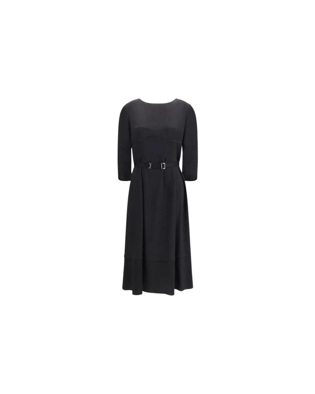 Prada Black Midi Dresses