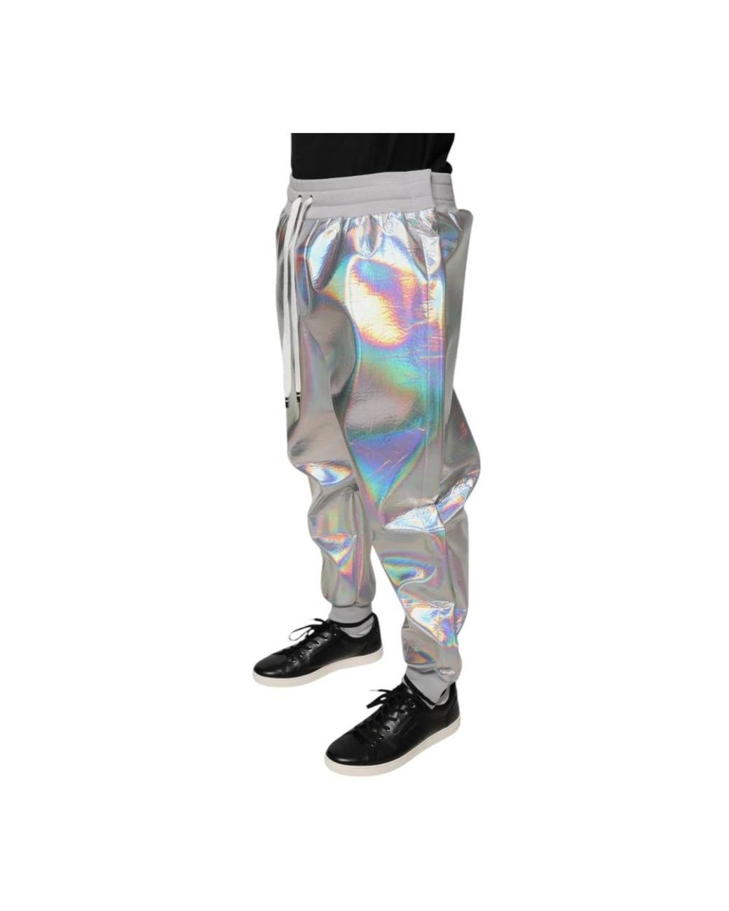 Dolce & Gabbana Blue Sweatpants for men
