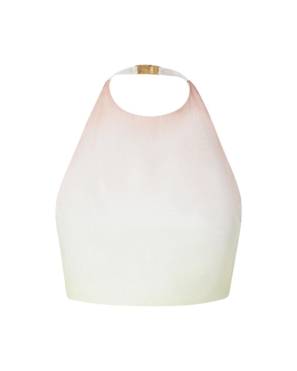 Gcds Natural Sleeveless Tops