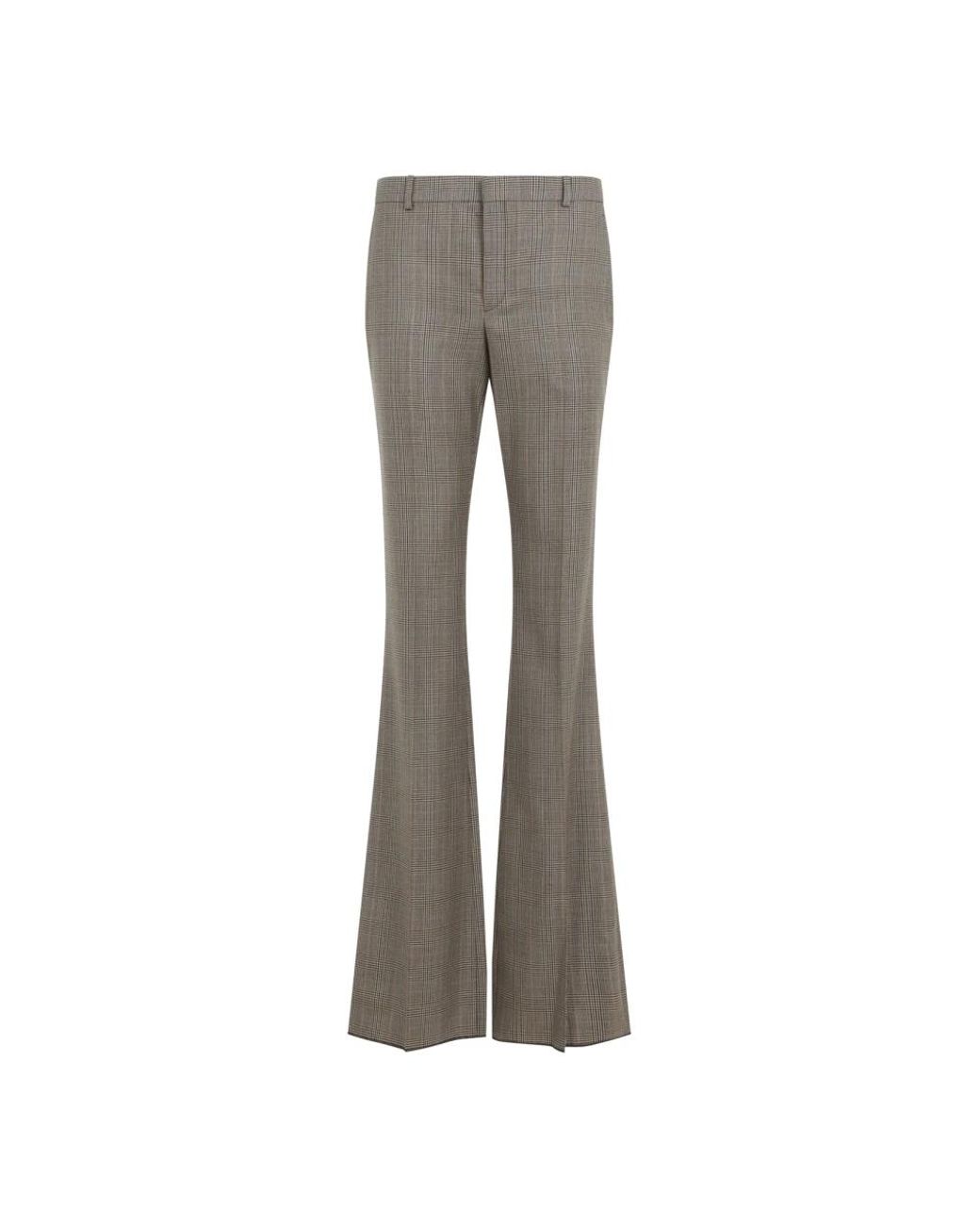 Saint Laurent Gray Wide Trousers