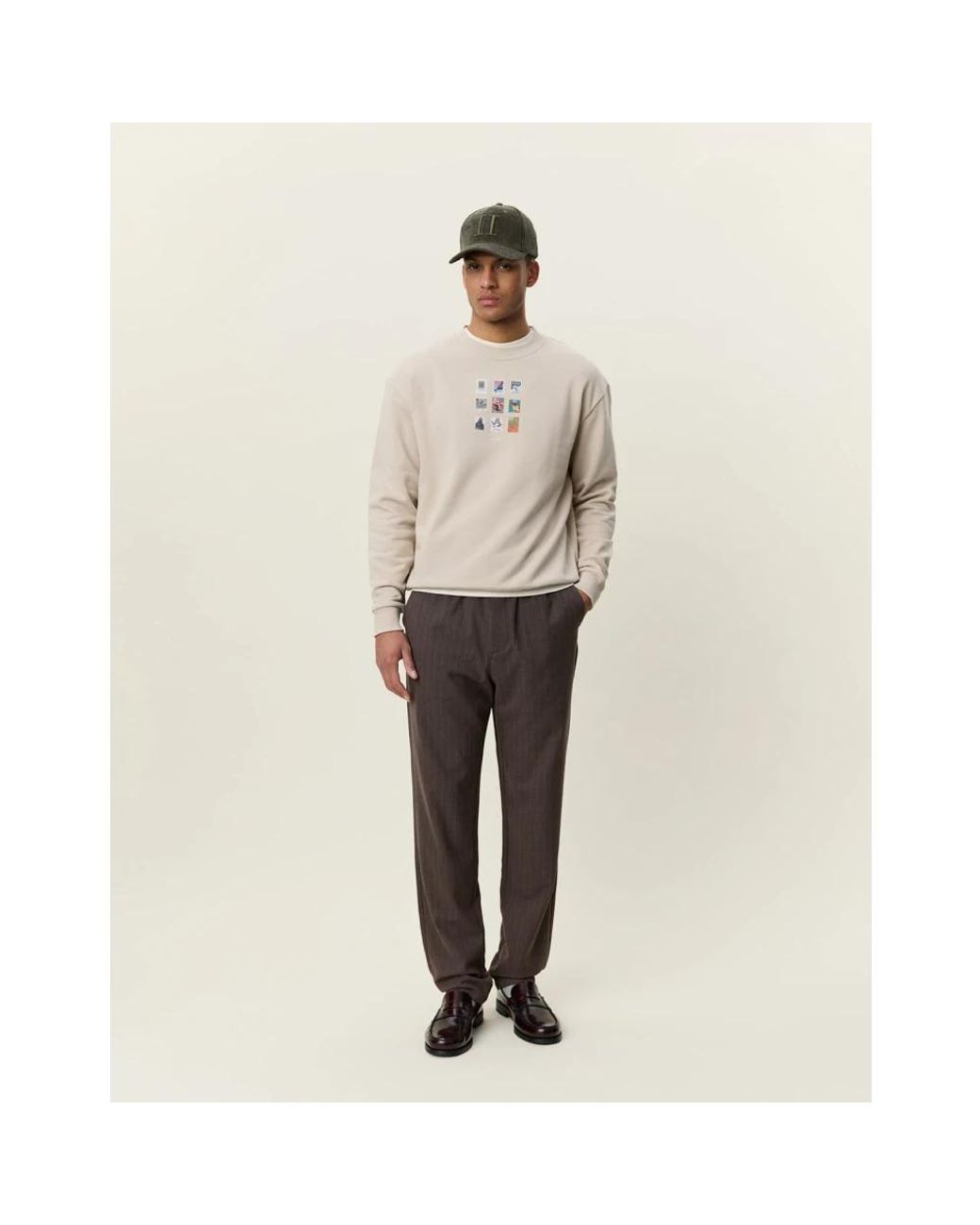 Les Deux White Sweatshirts for men