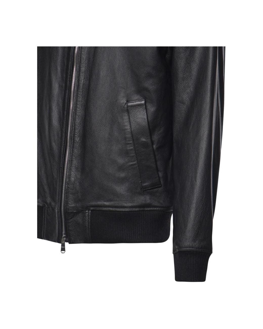 Dondup Gray Bomber Jackets for men