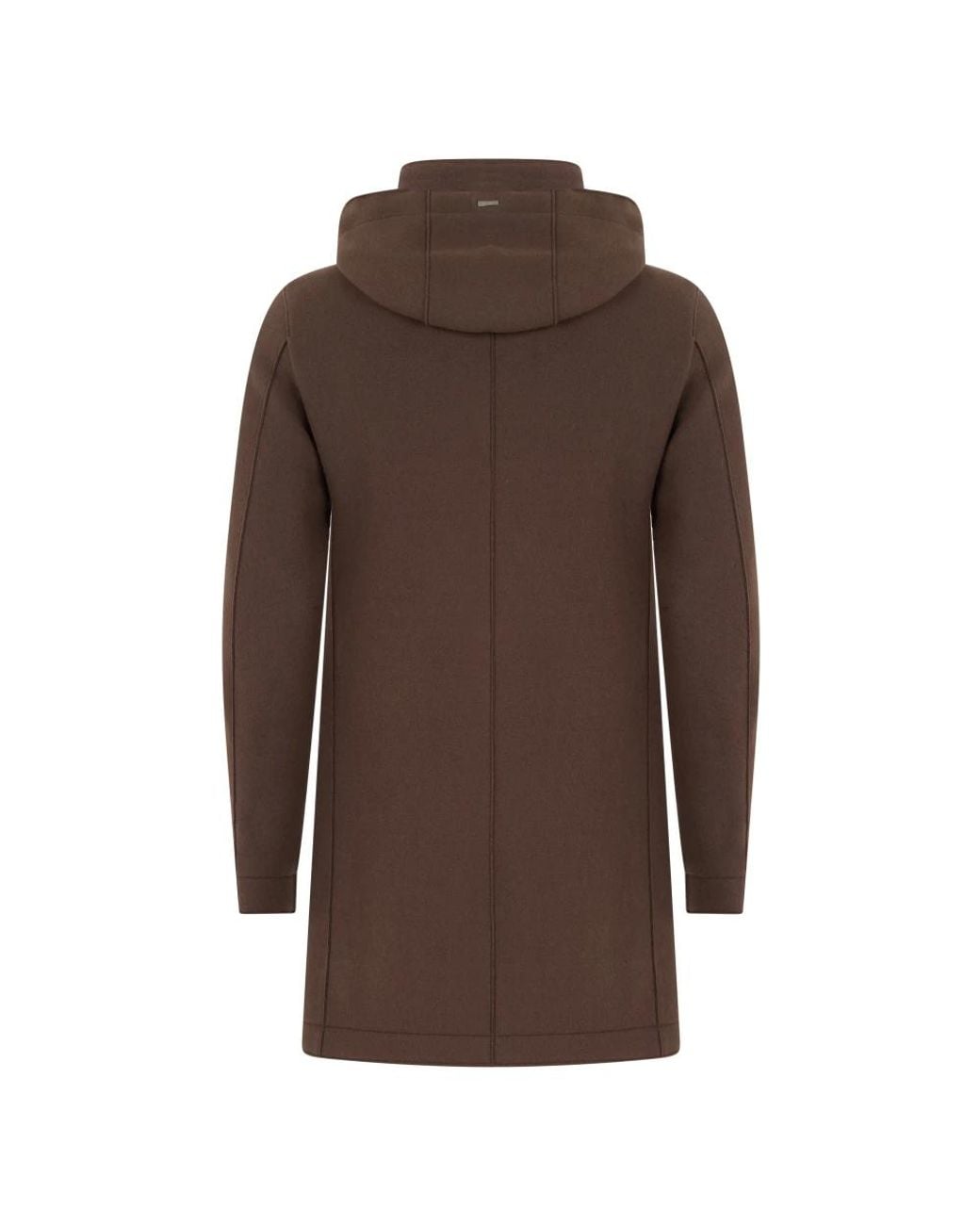 Herno Brown Single-Breasted Coats for men