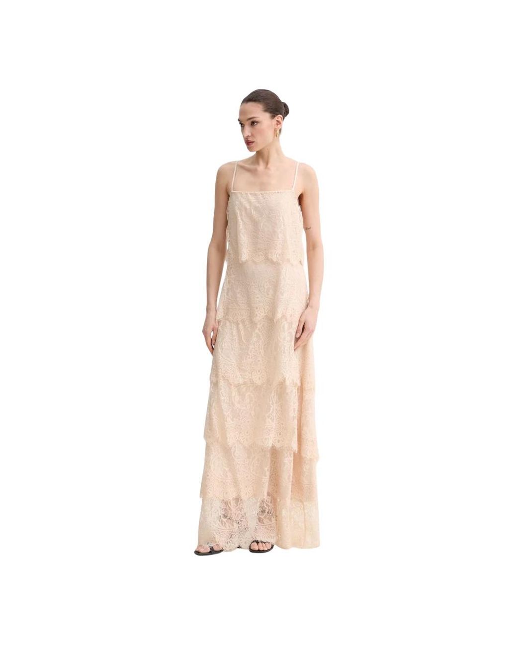 Aniye By Lace Maxi Jurk in het Natural