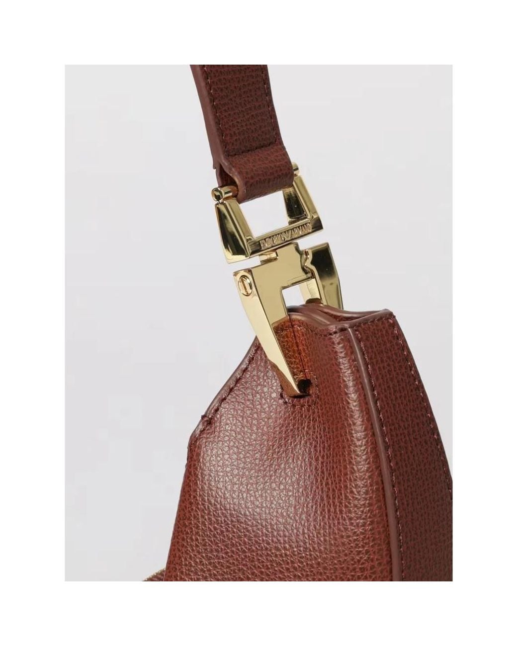 Emporio Armani Brown Shoulder Bags