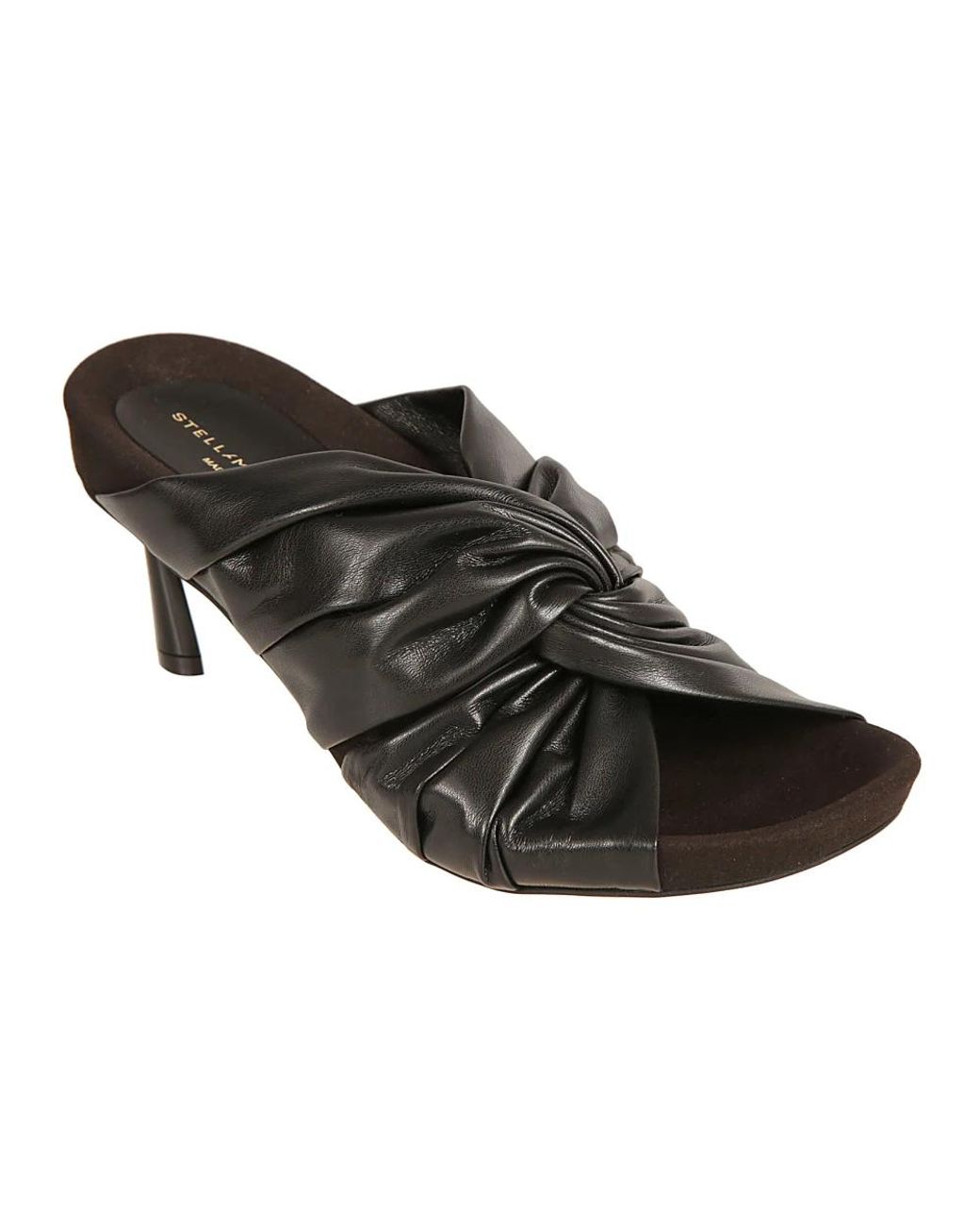 Stella McCartney Black Heeled Mules