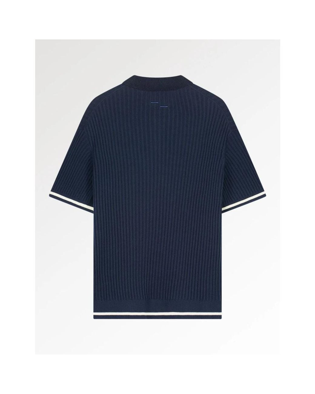 Filling Pieces Blue Round-Neck Knitwear for men