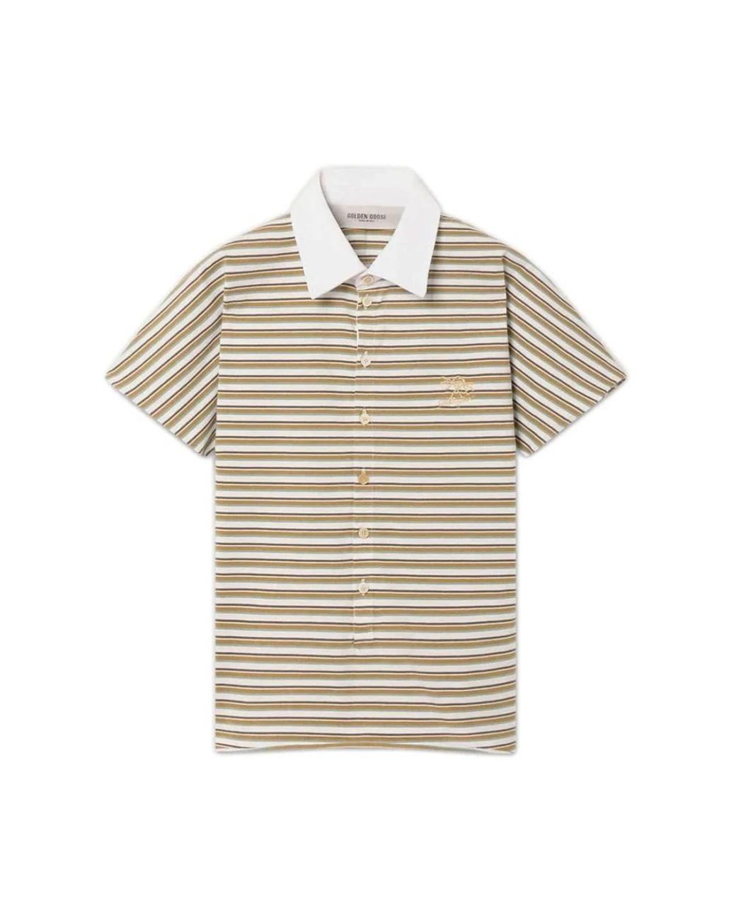 Golden Goose Deluxe Brand Natural Polo Shirts