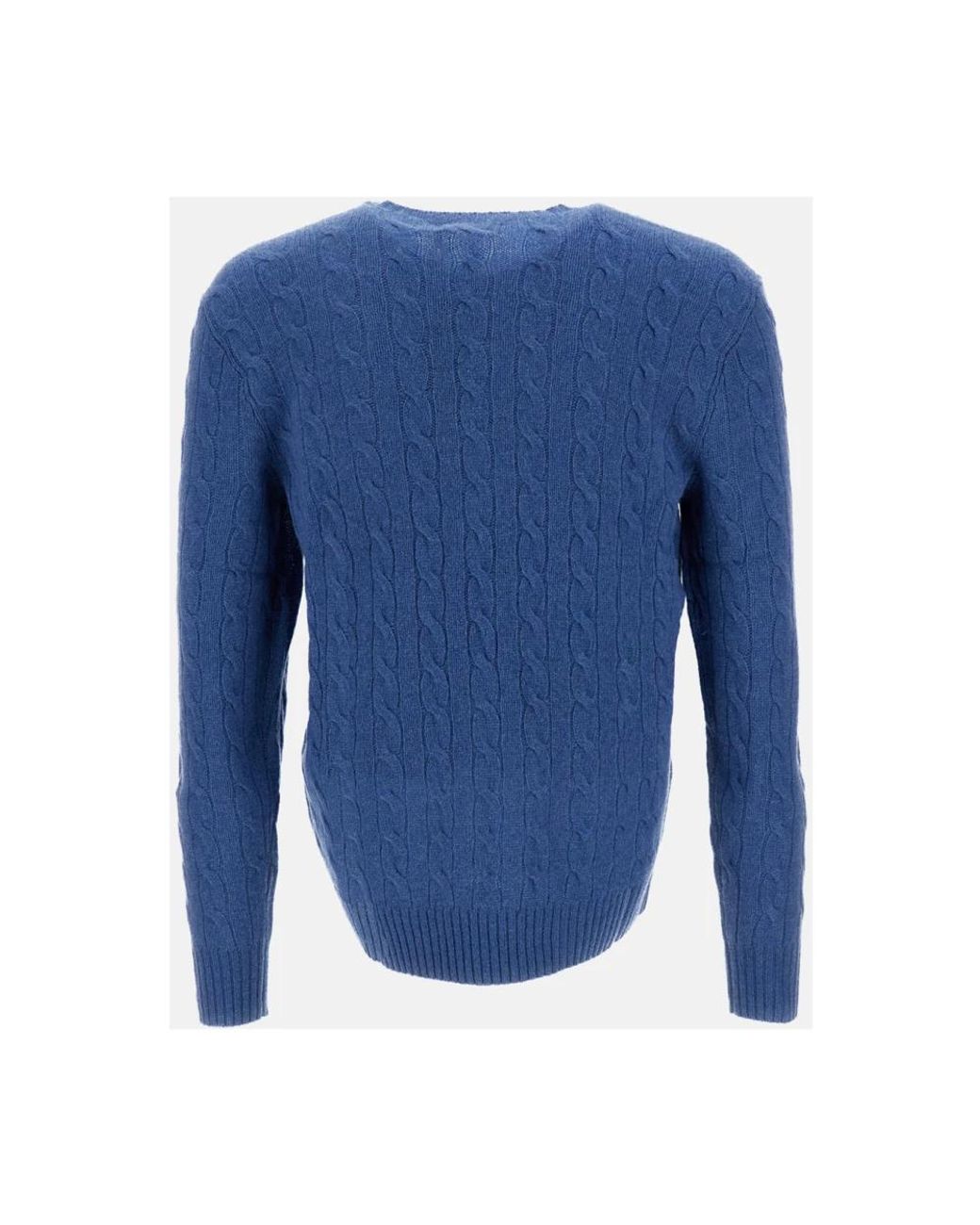 Polo Ralph Lauren Blue Round-Neck Knitwear for men