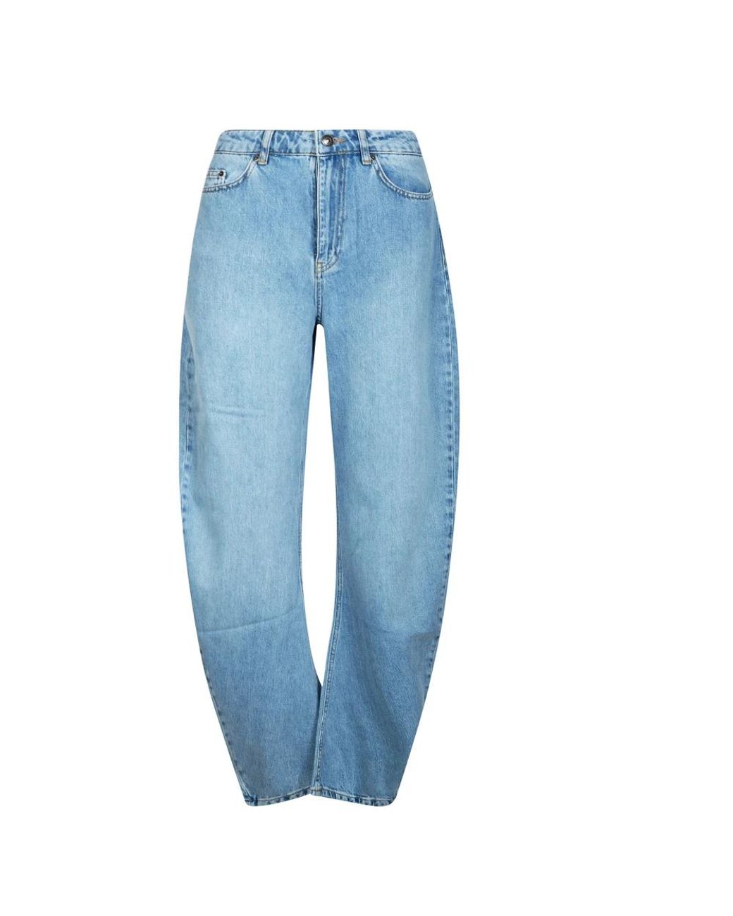 ROTATE BIRGER CHRISTENSEN Blue Loose Fit Jeans