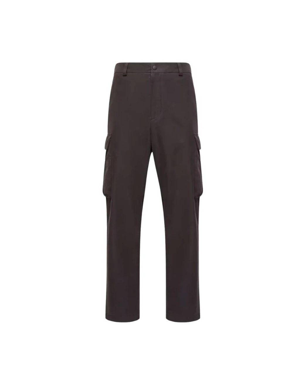 Moncler Gray Straight Trousers for men