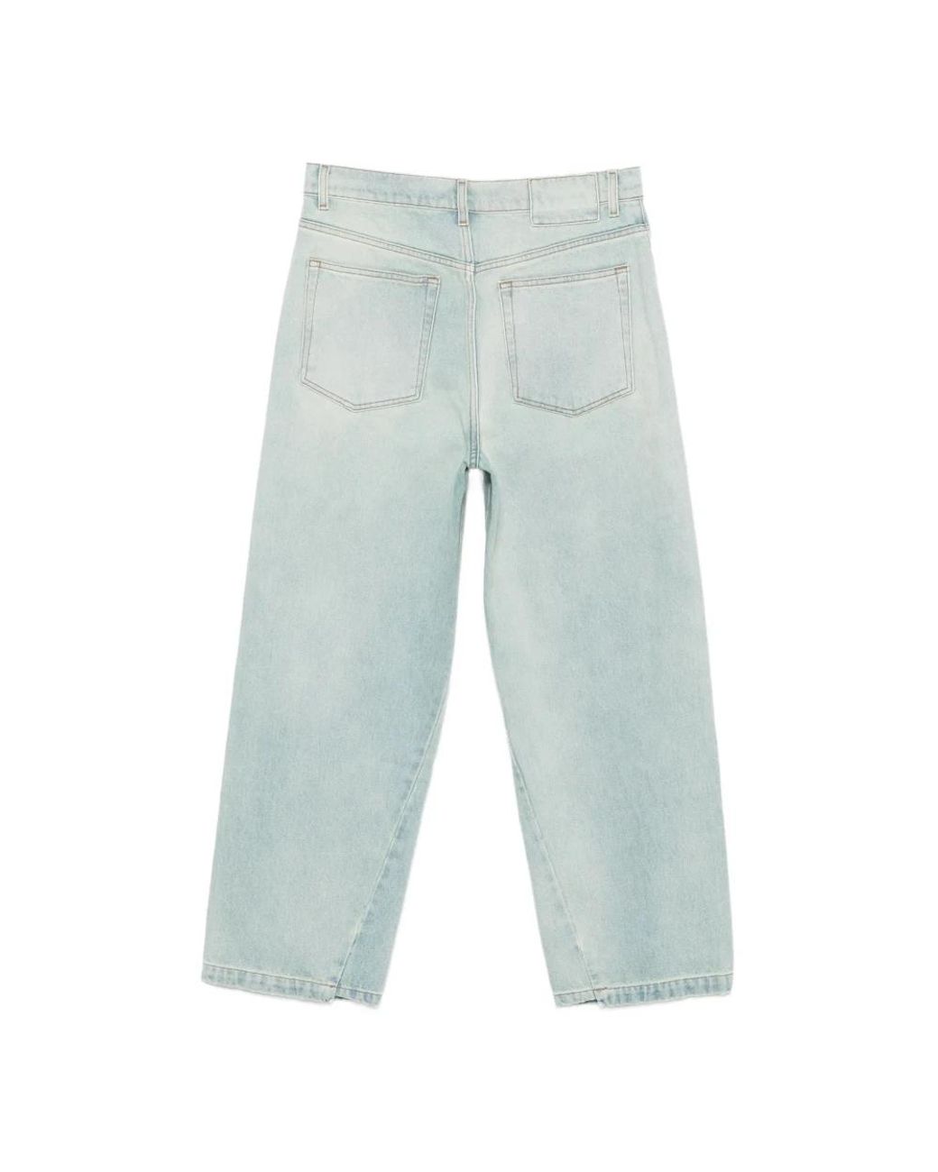 Paura Blue Cropped Jeans for men
