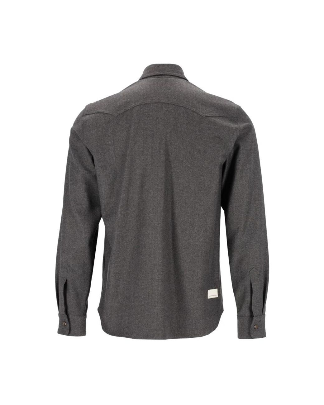 Nine:inthe:morning Gray Casual Shirts for men