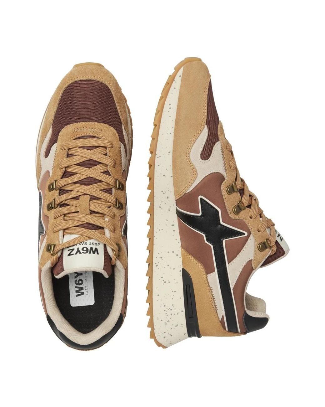 W6yz Brown Sneakers for men