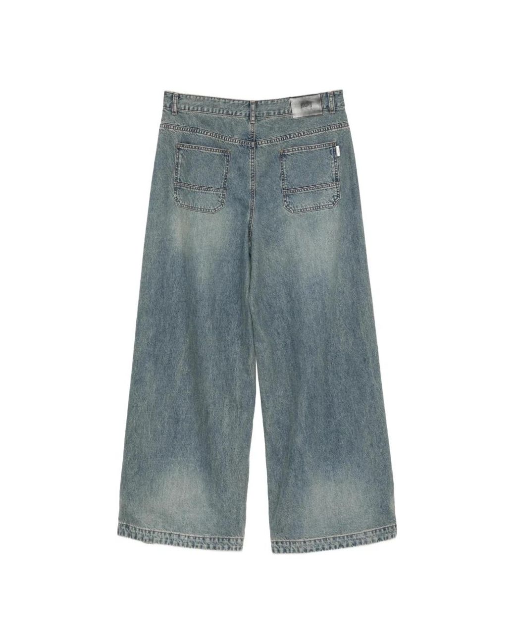 Juun.J Blue Wide Jeans for men
