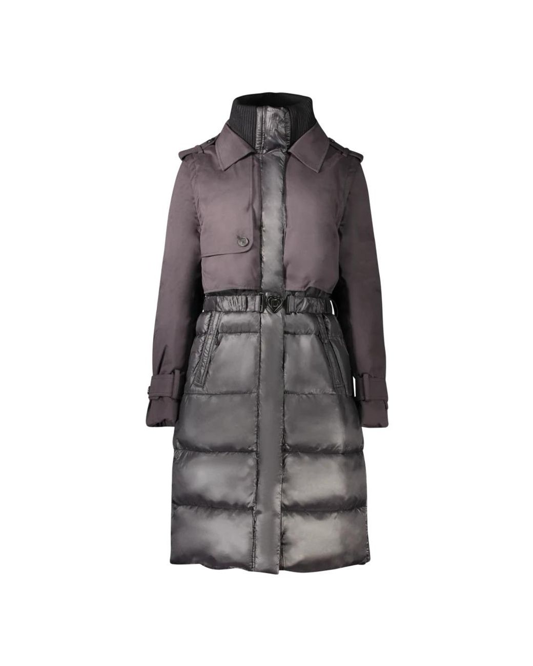 Desigual Gray Down Coats