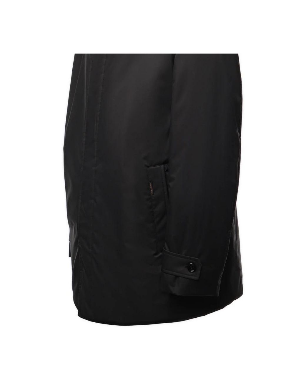 Moorer Black Single-Breasted Coats for men