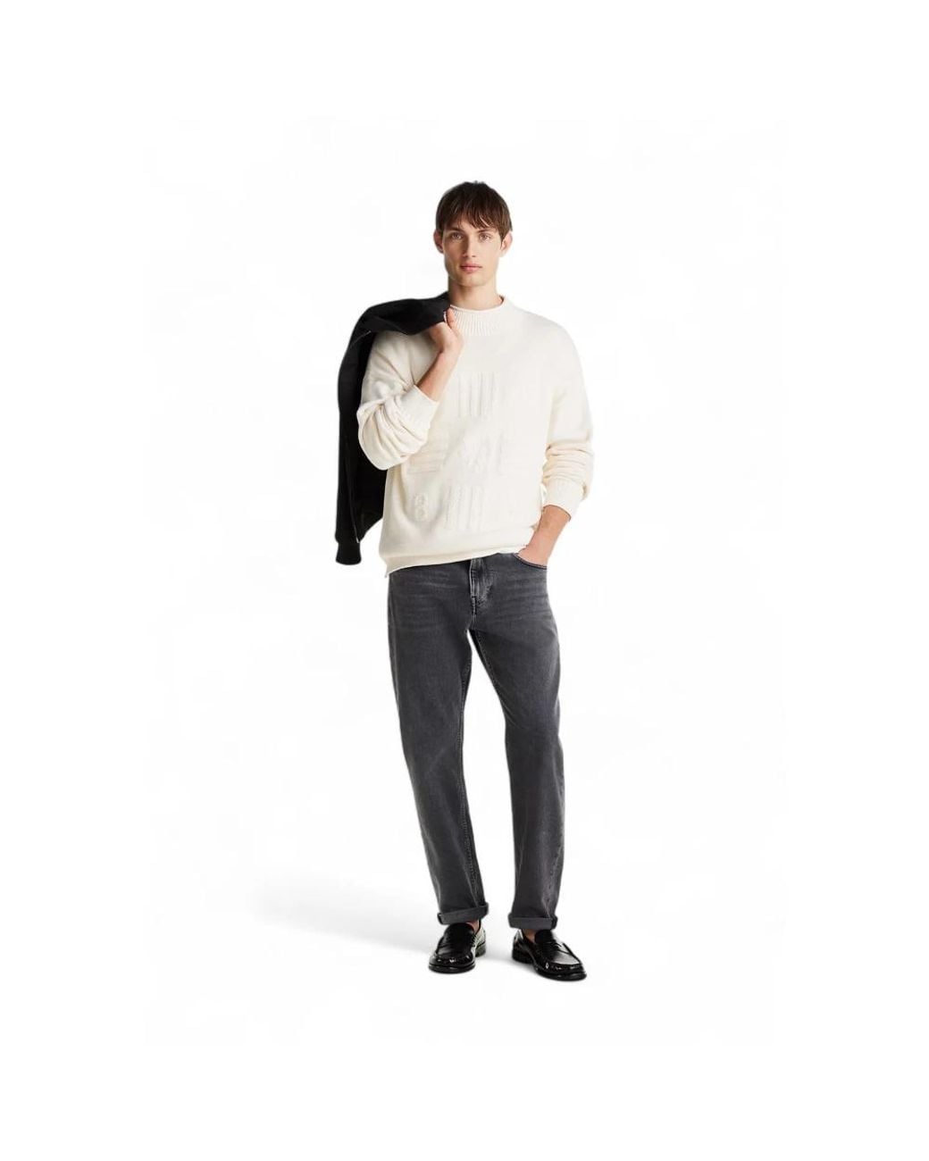 Tommy Hilfiger Gray Loose Fit Jeans for men