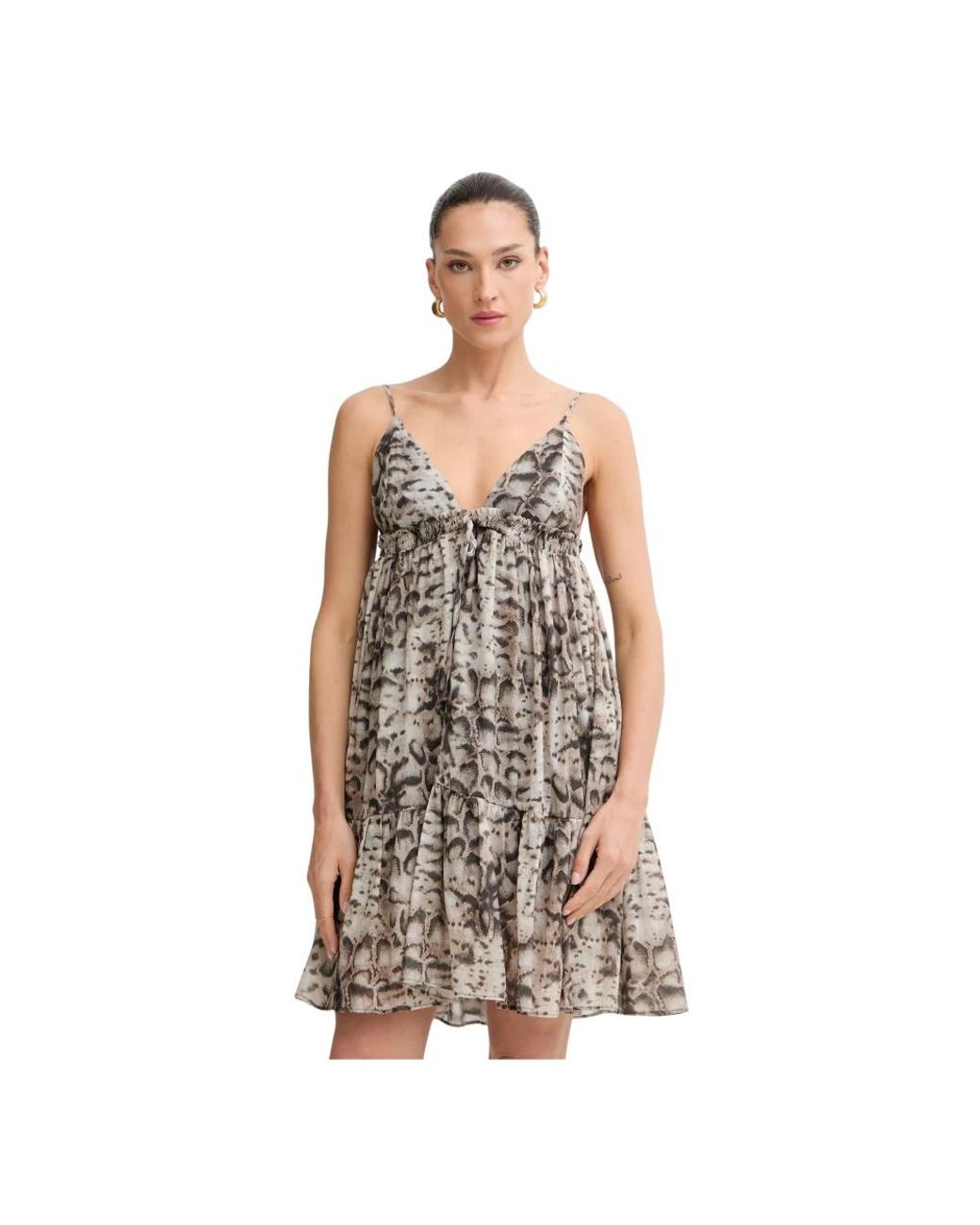 Pinko Adrano Mini Jurk in het Natural