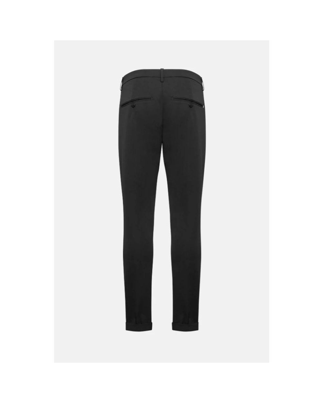 Dondup Black Suit Trousers for men