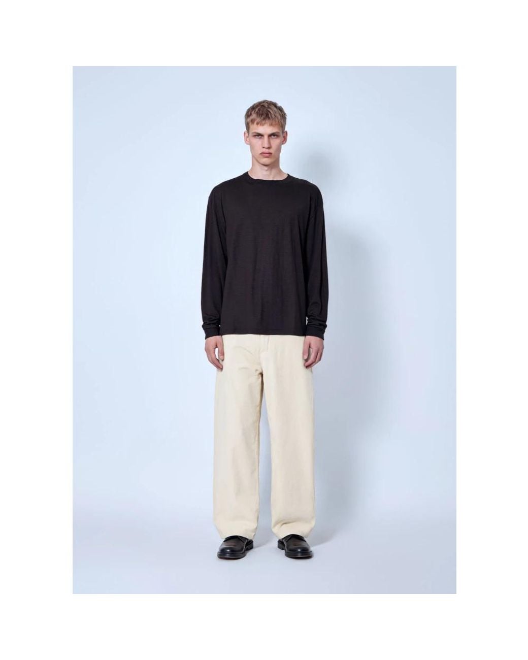 Wide Trousers Studio Nicholson de hombre de color White