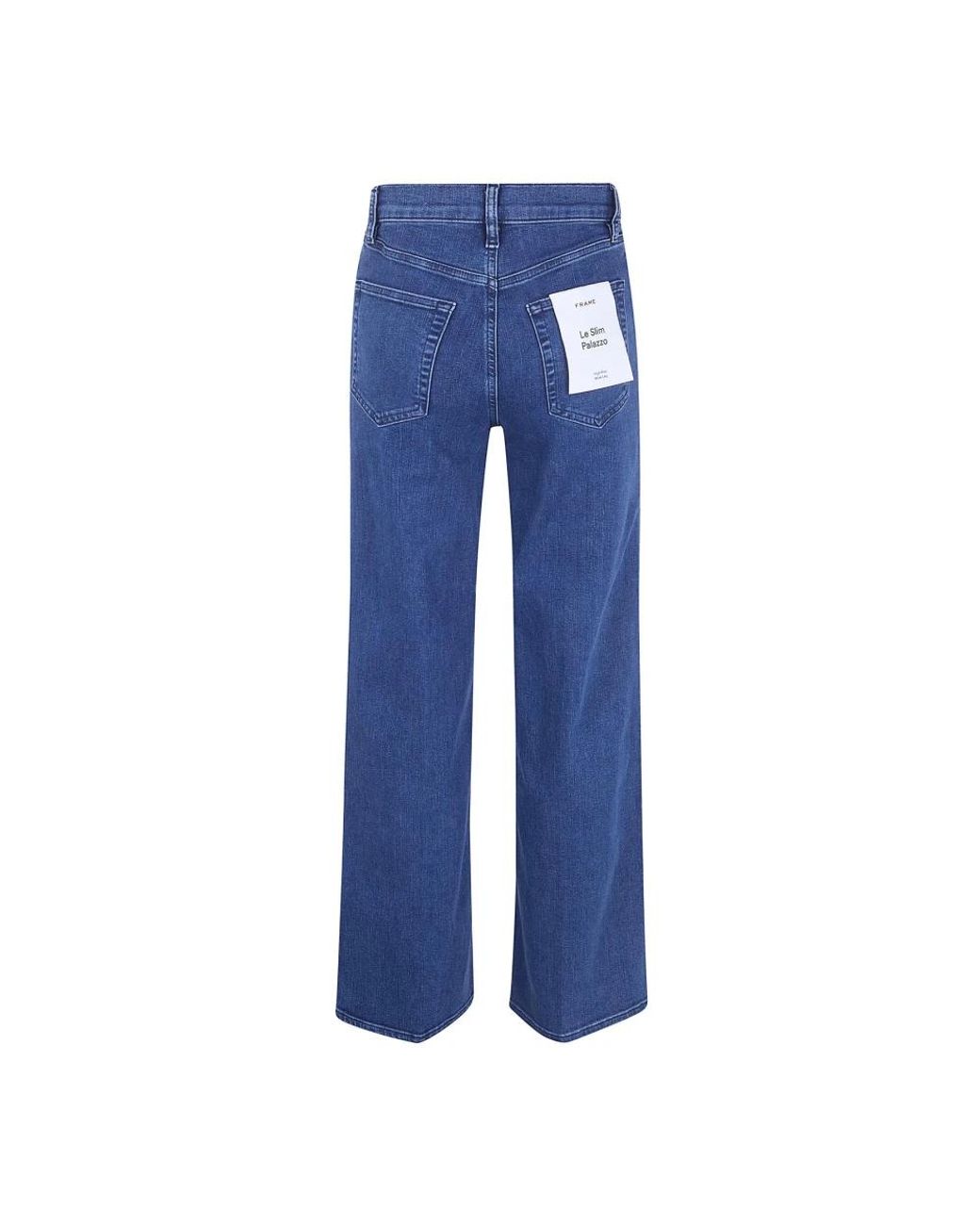 FRAME Blue Straight Fit Jeans