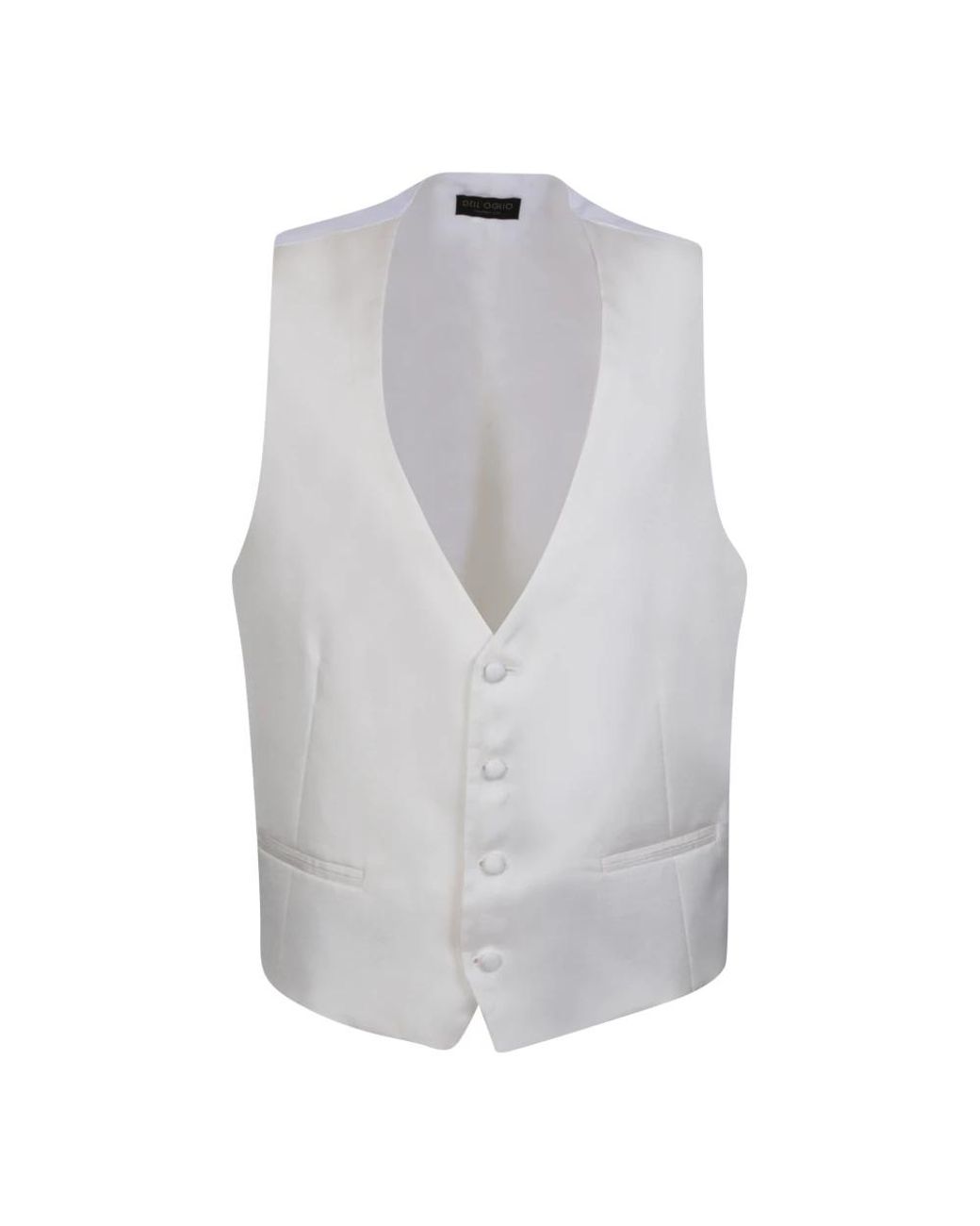 Dell'Oglio Gray Suit Vests for men