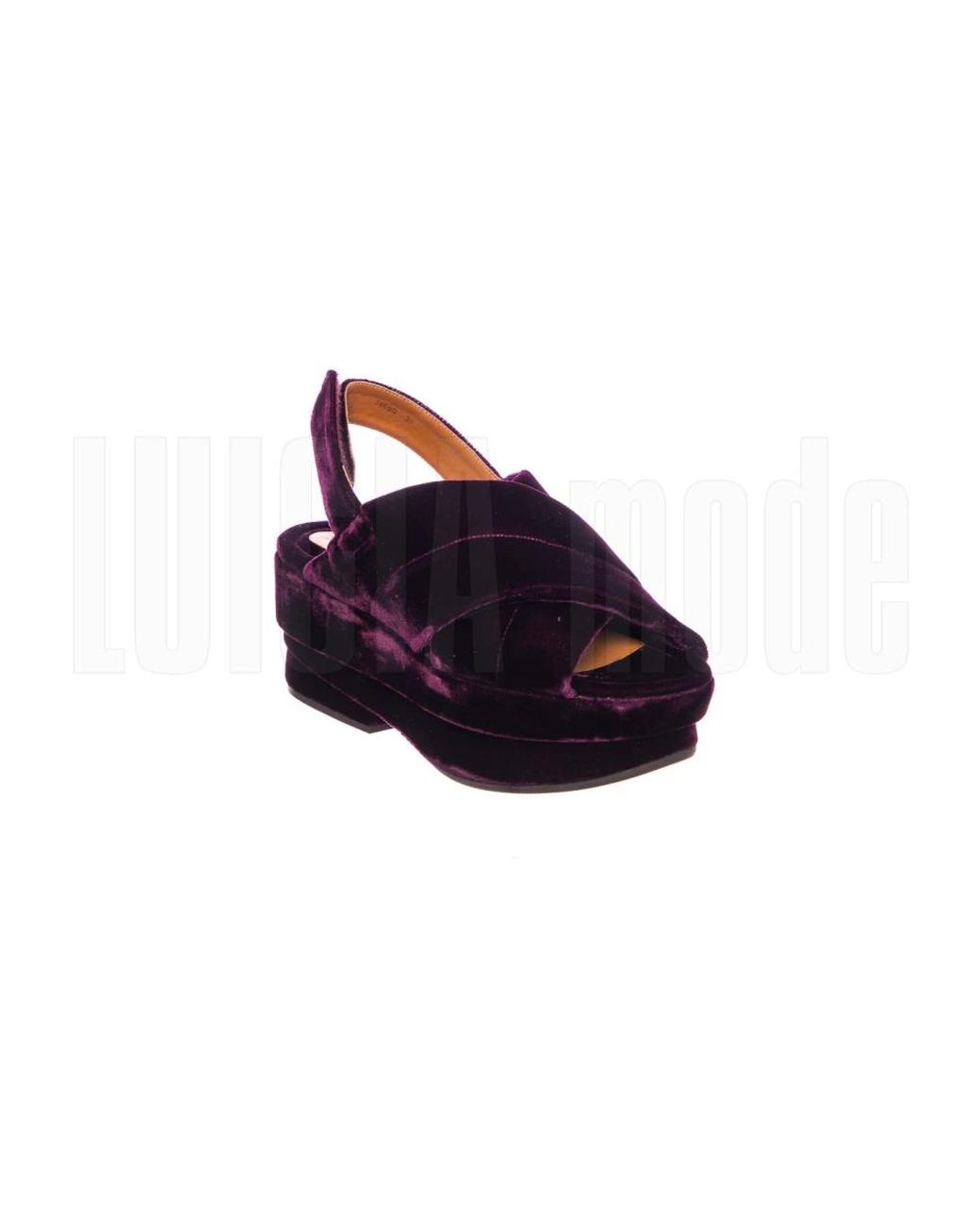 Chie Mihara Blue Flat Sandals