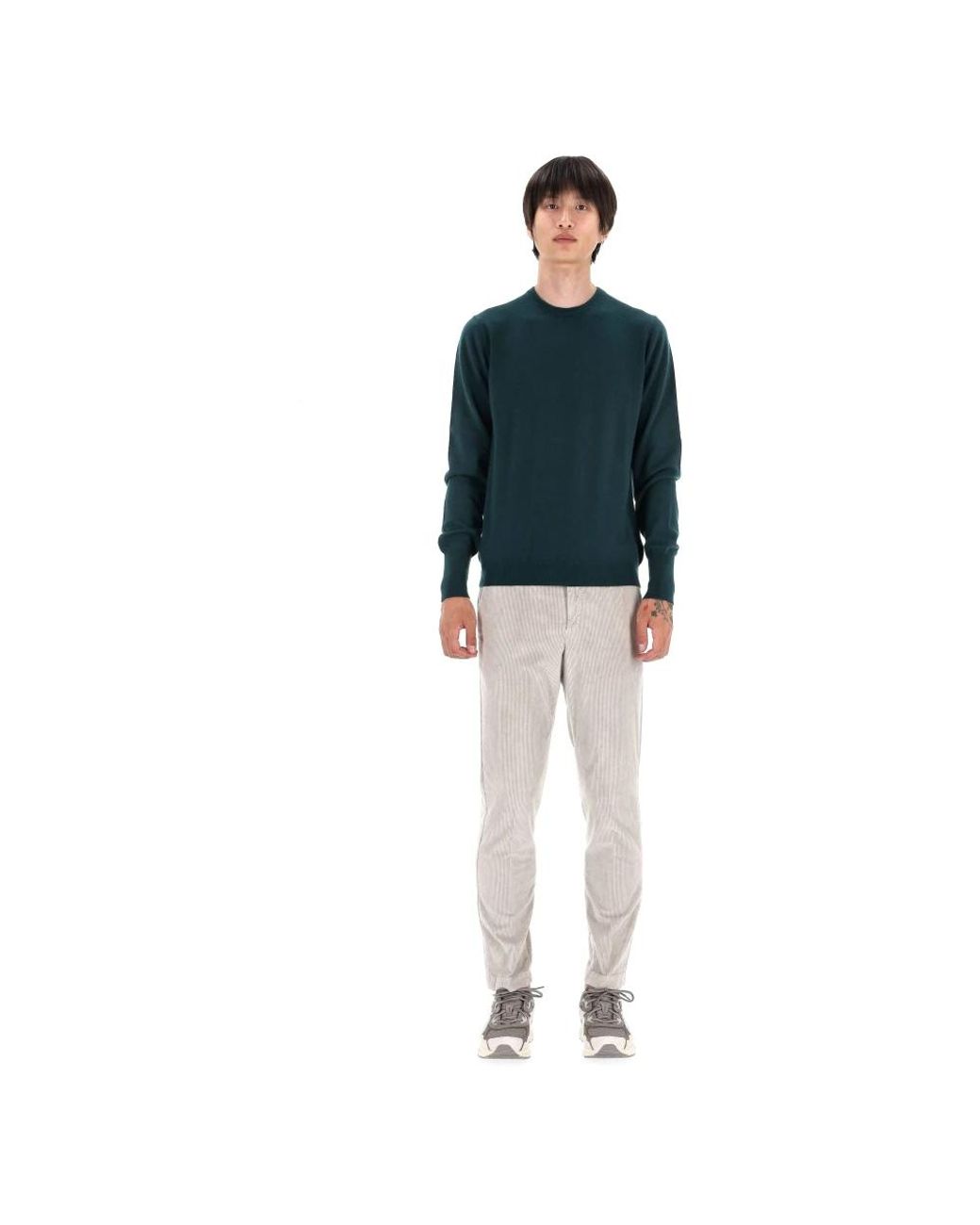 Drumohr Blue Cashmere Knitwear for men