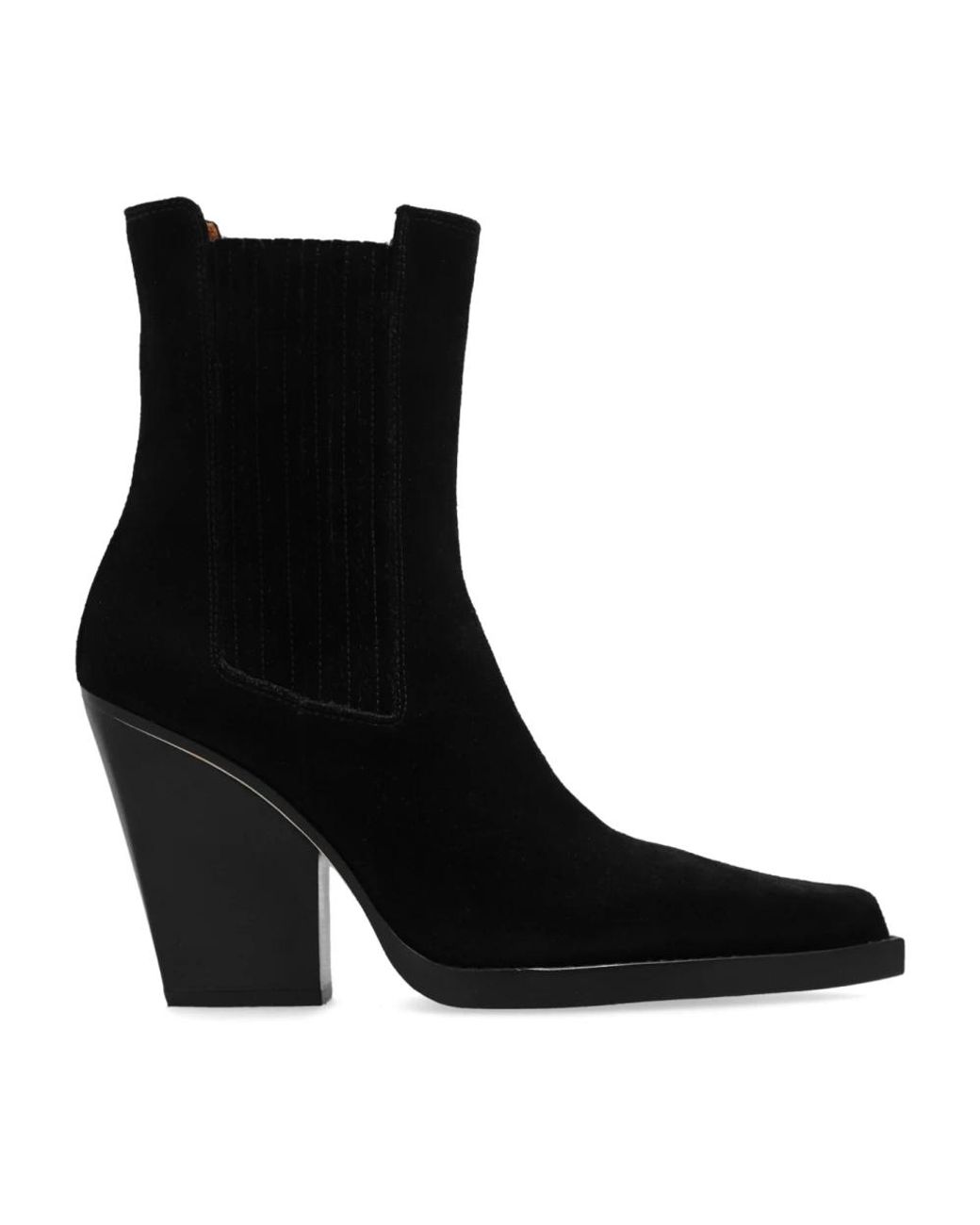Paris Texas Black Cowboy Boots