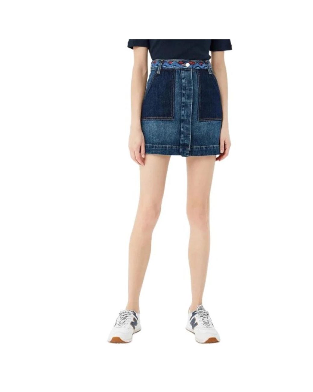 Tommy Hilfiger Blue Denim Skirts
