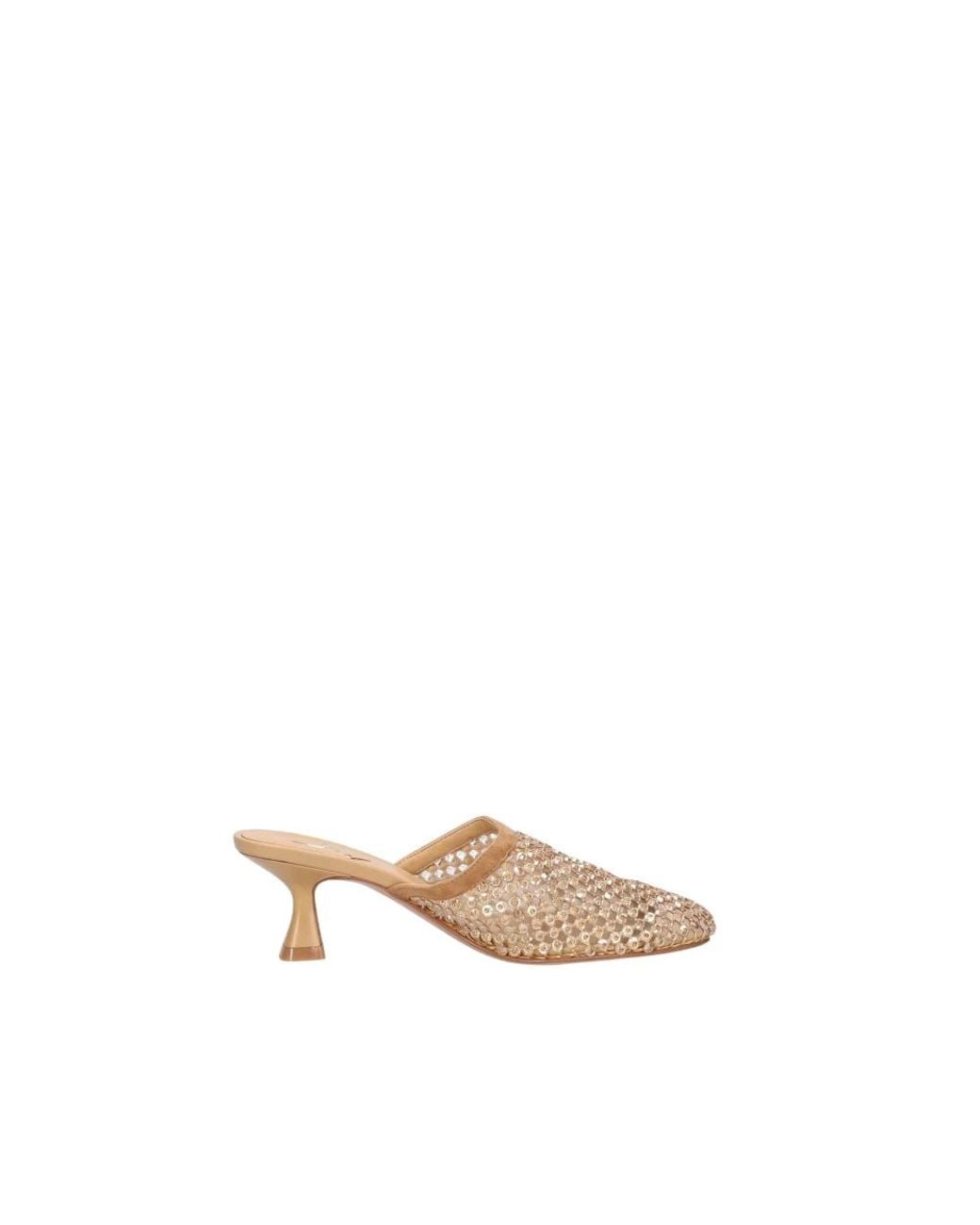 Marc Ellis Natural Heeled Mules