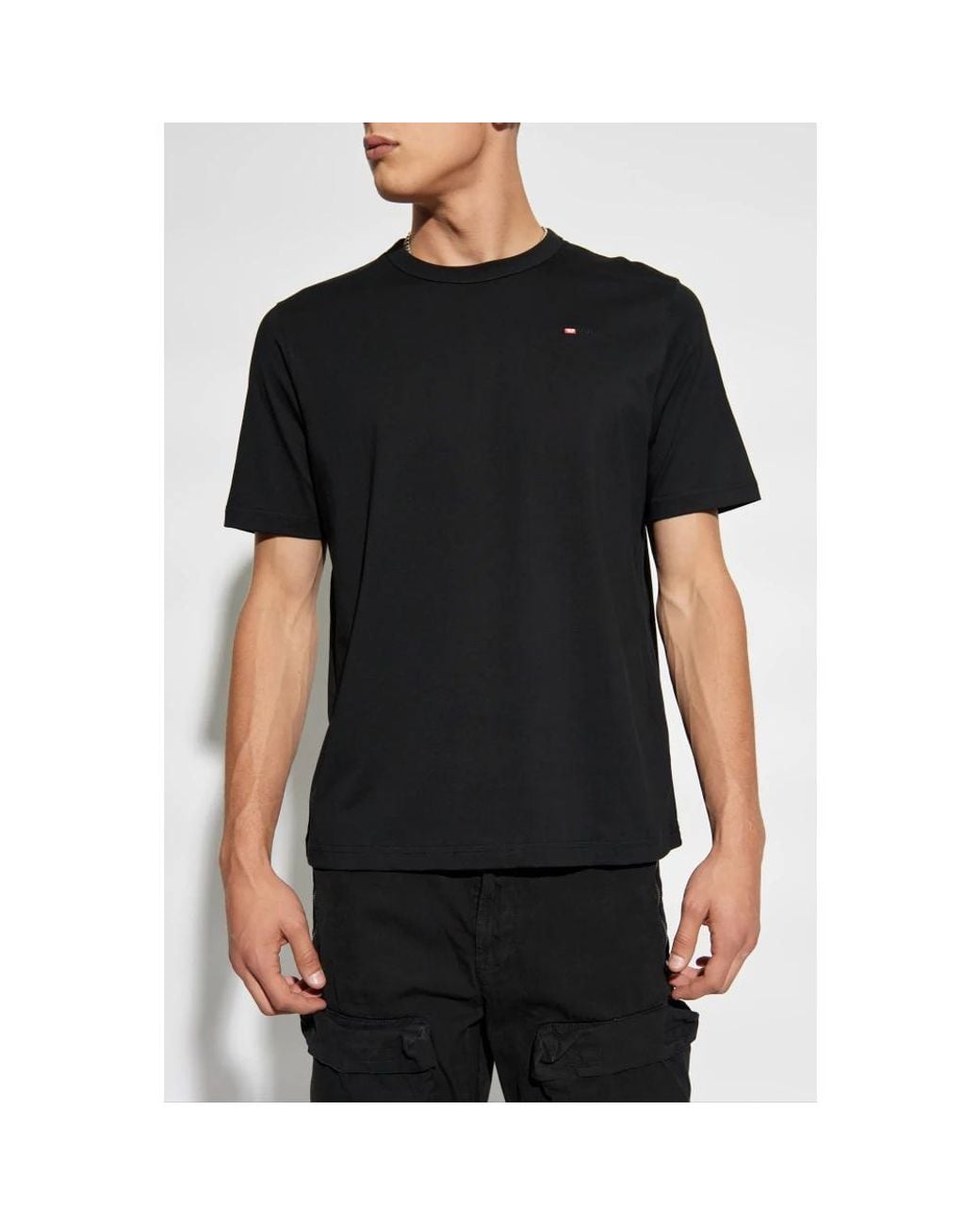 DIESEL Black T-Shirts for men