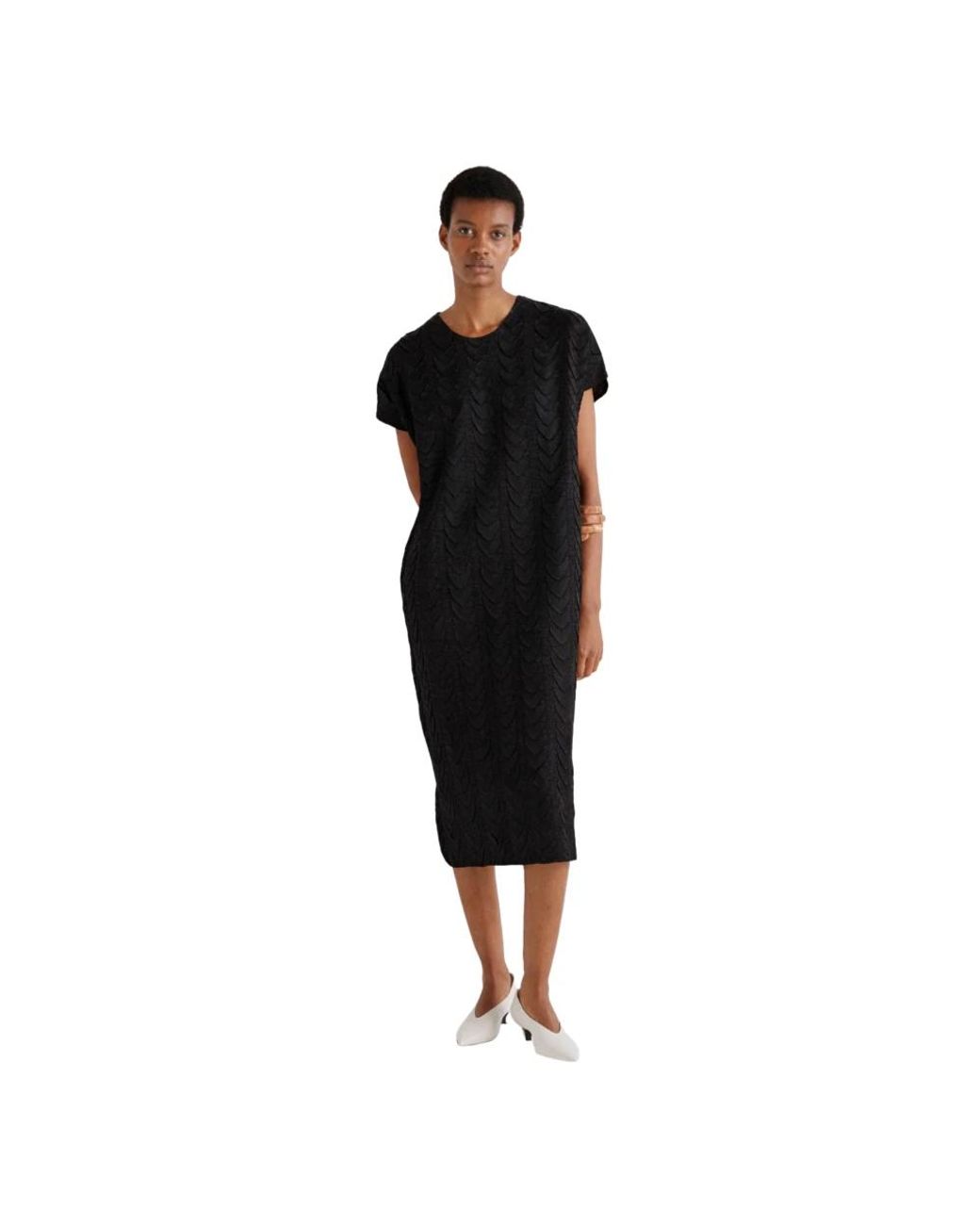 MEIMEIJ Black Midi Dresses